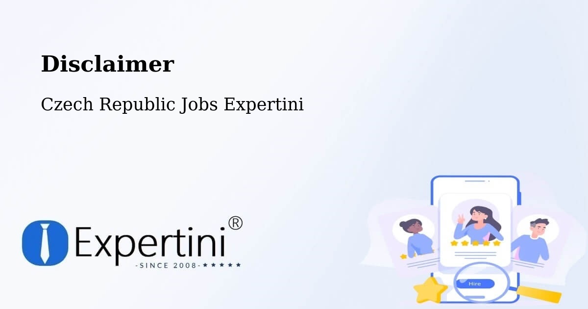 Disclaimer – Otnice - Czech Republic Jobs Expertini